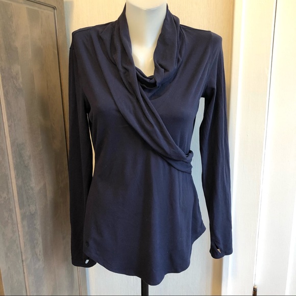 Athleta Tops - Athleta Drape Neck Long Sleeved Top
